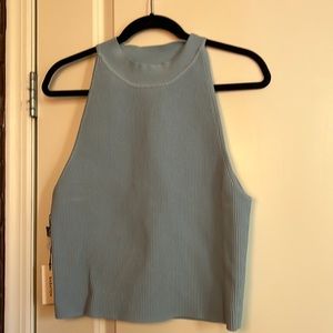 Aritzia Babaton Sculpt Knit Halter Top